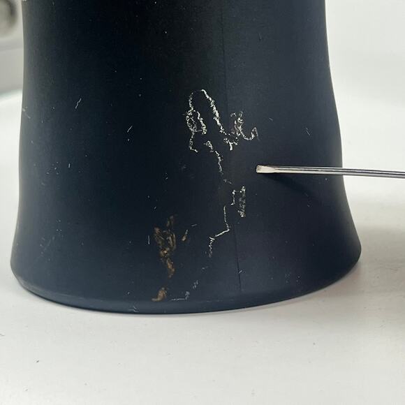 5 Vintage Playboy Club Black Drinking Mugs Glass Matte Black Gold Tankard 16oz - Picture 16 of 16